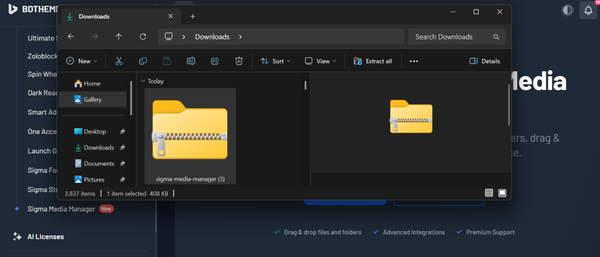 download sigma media manager