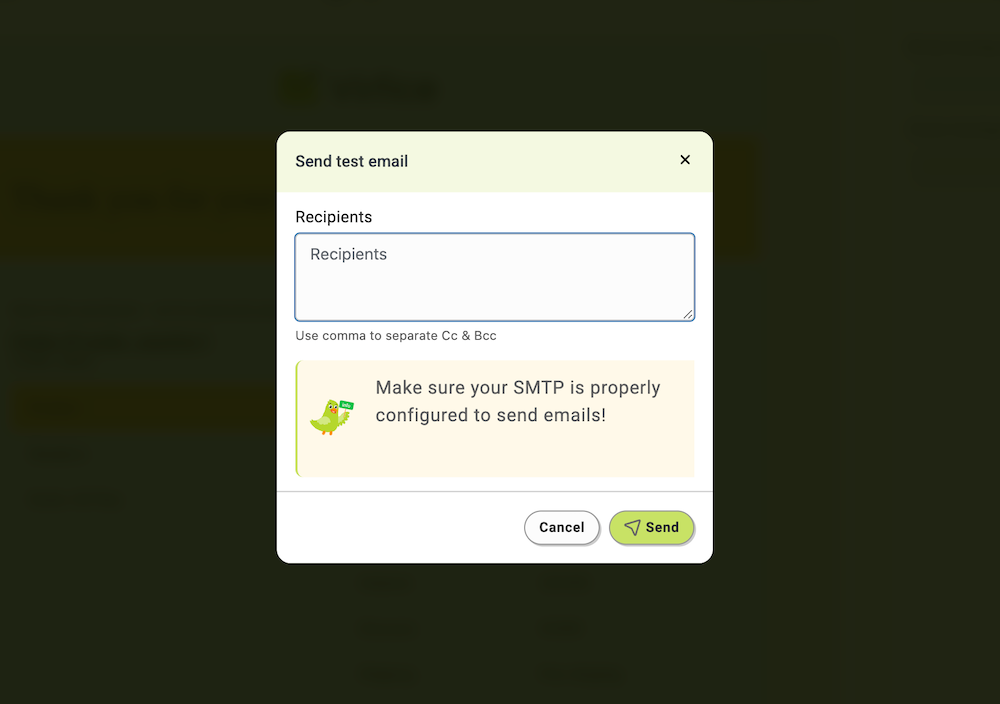 Send test email - Preview and Send Test Emails for WooCommerce Emails