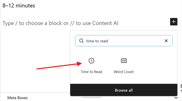 New Time to Read Block