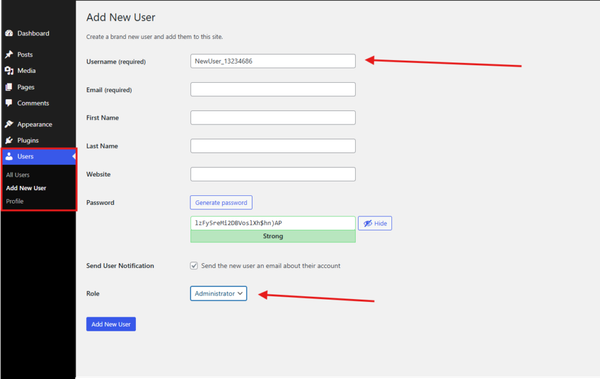 Update Admin Username
