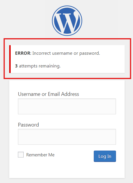 Limit Failed Logins Limit Failed Logins