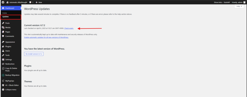 Keep WordPress Updated - WordPress security guide Keep WordPress Updated - WordPress security guide
