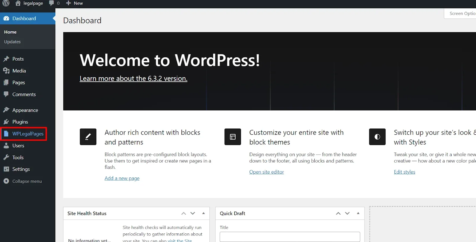 Launch WP Legal Pages