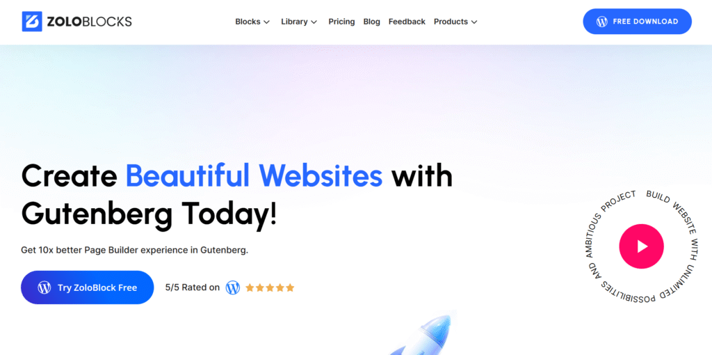 ZoloBlocks - The Best WordPress Page Builder