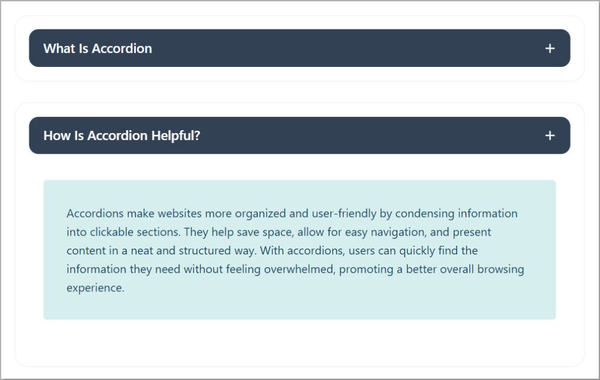 ZoloBlocks - accordion ZoloBlocks - accordion