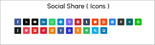 social share icons block - Zoloblocks social share icons block - Zoloblocks