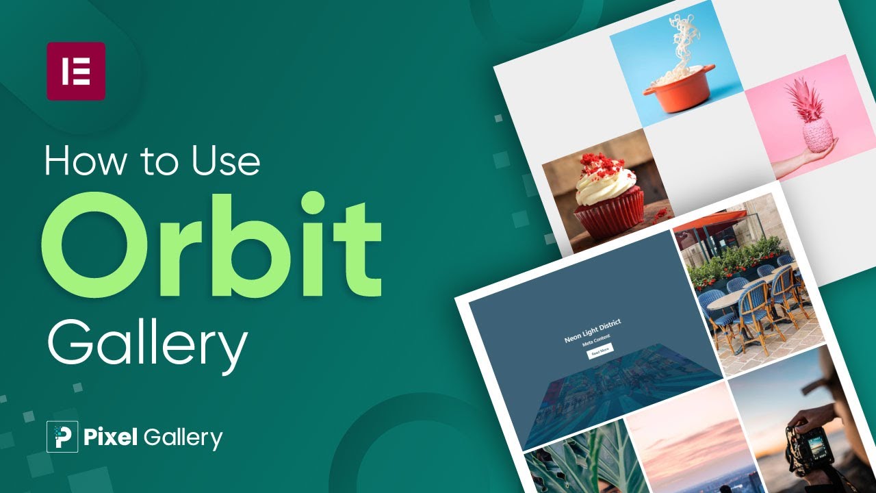 How to Use Orbit Gallery Widget by Pixel Gallery in Elementor | Free Elementor Plugin