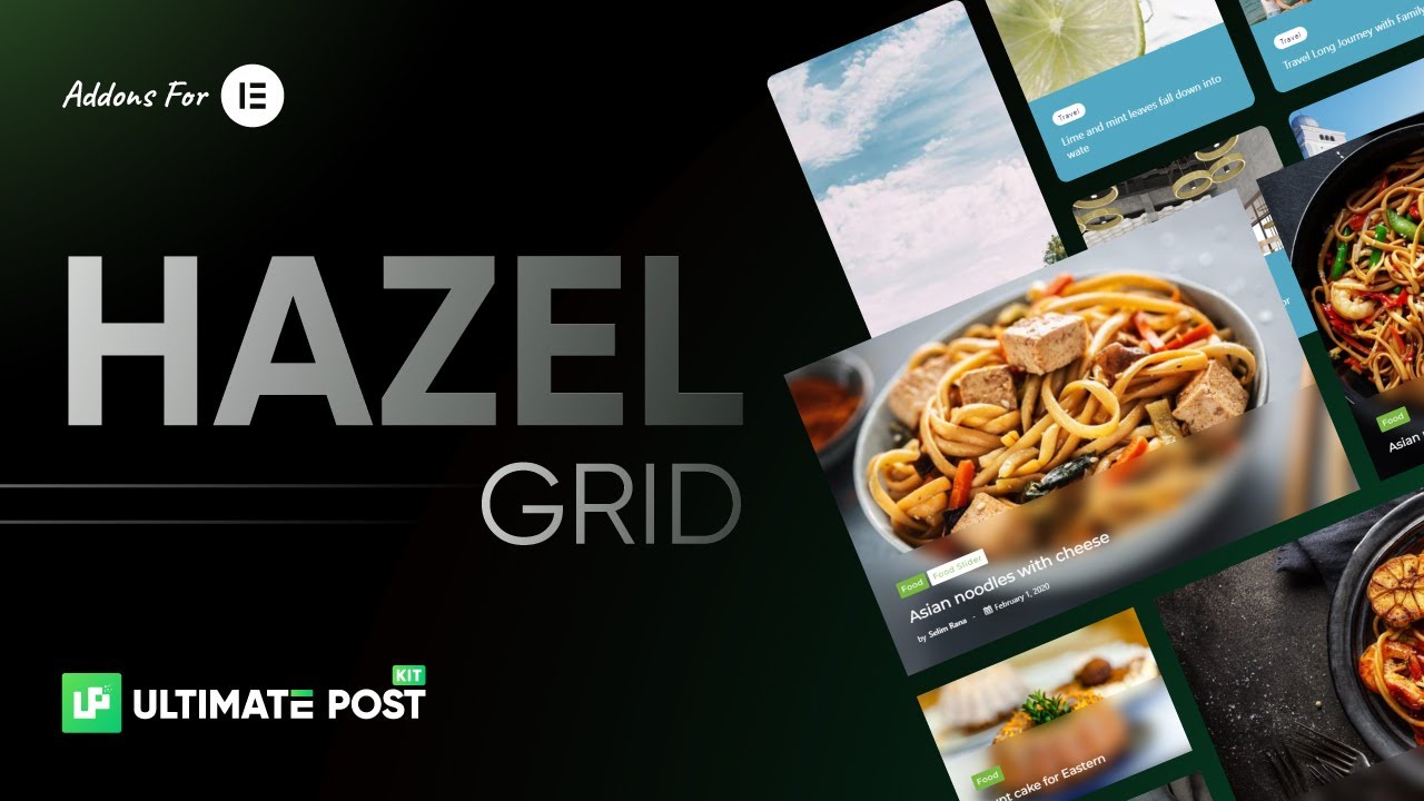 How to Use Hazel Grid Widget by Ultimate Post Kit in Elementor