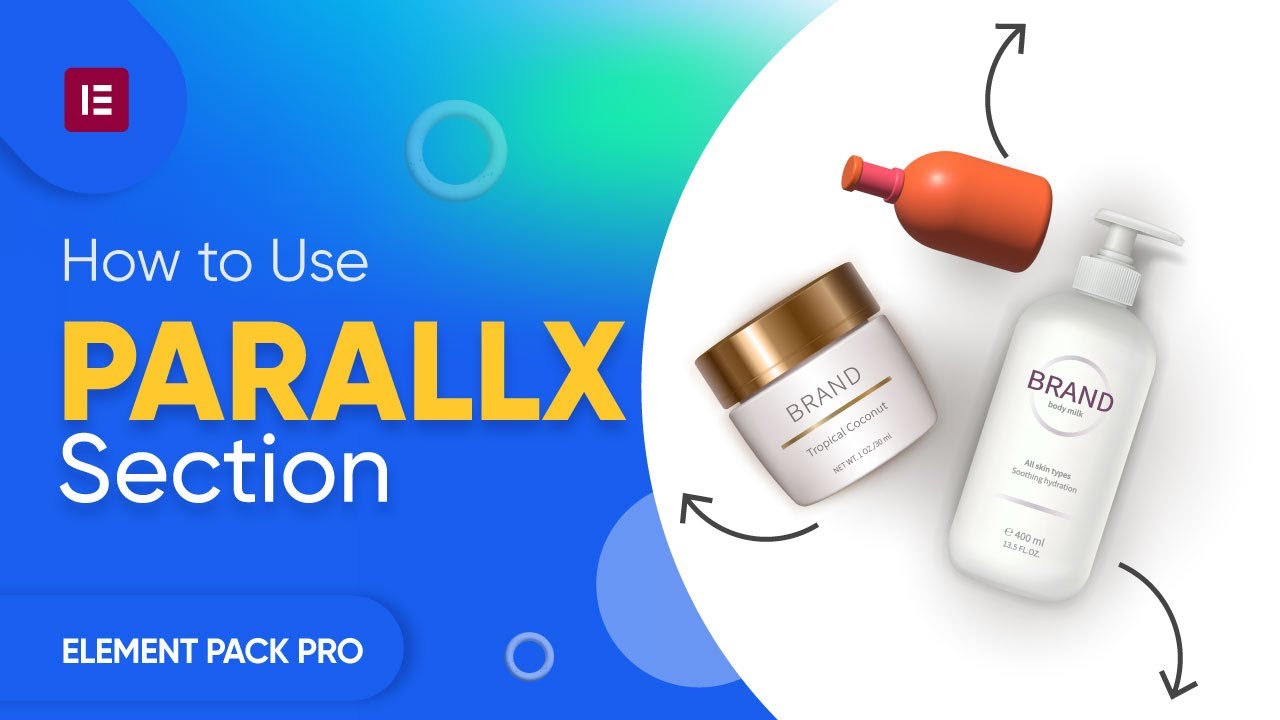 How to Create Parallax Section By Element Pack