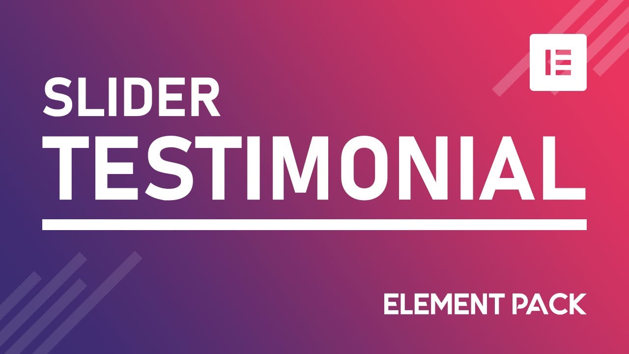 How to Create Testimonial Slider Widget by Element Pack