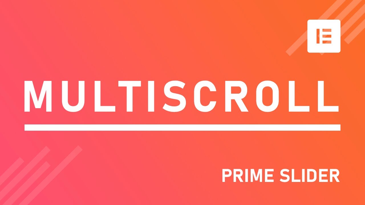 How to Use Prime Slider Multiscroll Widget in Elementor Page Builder | BdThemes Tutorial