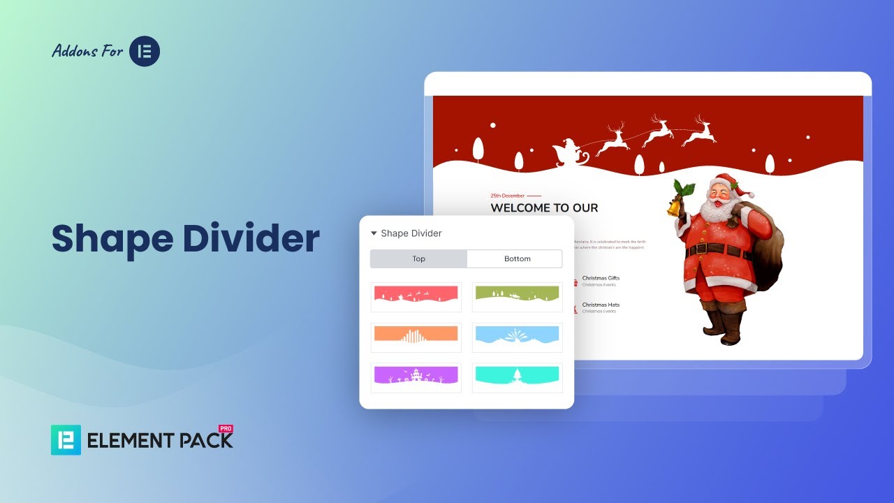 How to Use Shape Divider in Element Pack Pro | Stylish Section Transitions Tutorial