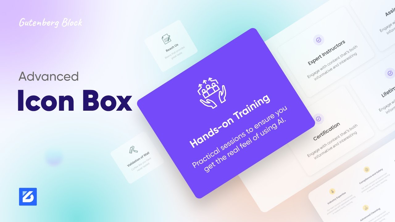 How To Use Advanced Icon Box Block | Best Gutenberg Blocks