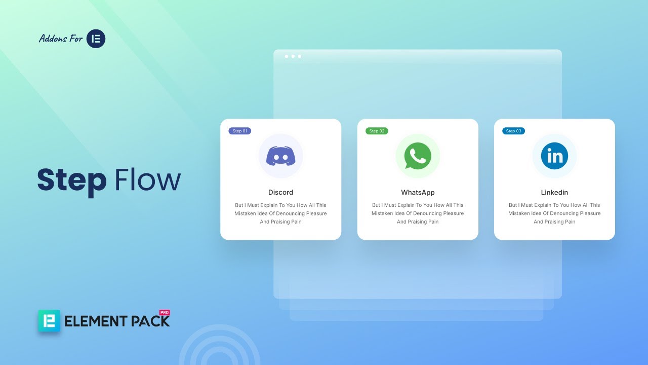 How to Use Step Flow Widget by Element Pack in Elementor
