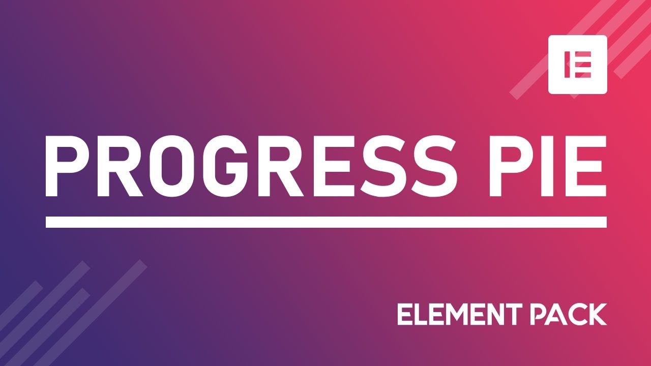 How to Create Progress Pie Widget by Element Pack