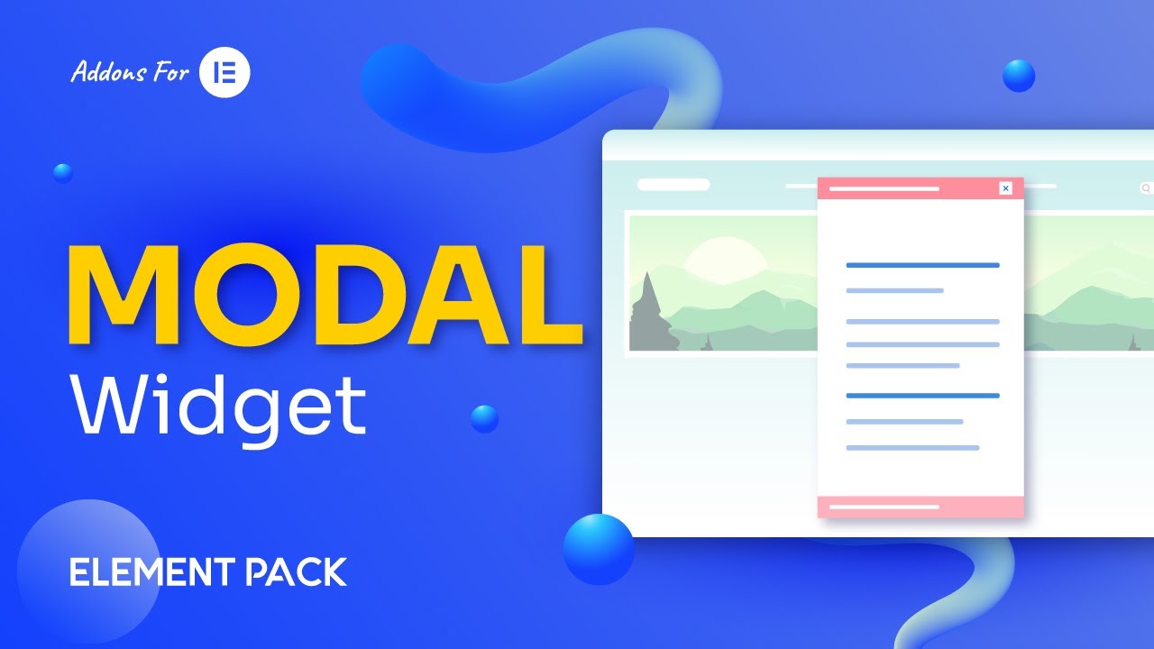 How to Create Modal Widget by Element Pack