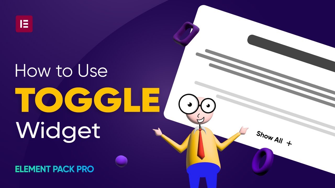 How to Use Toggle Widget by Element Pack