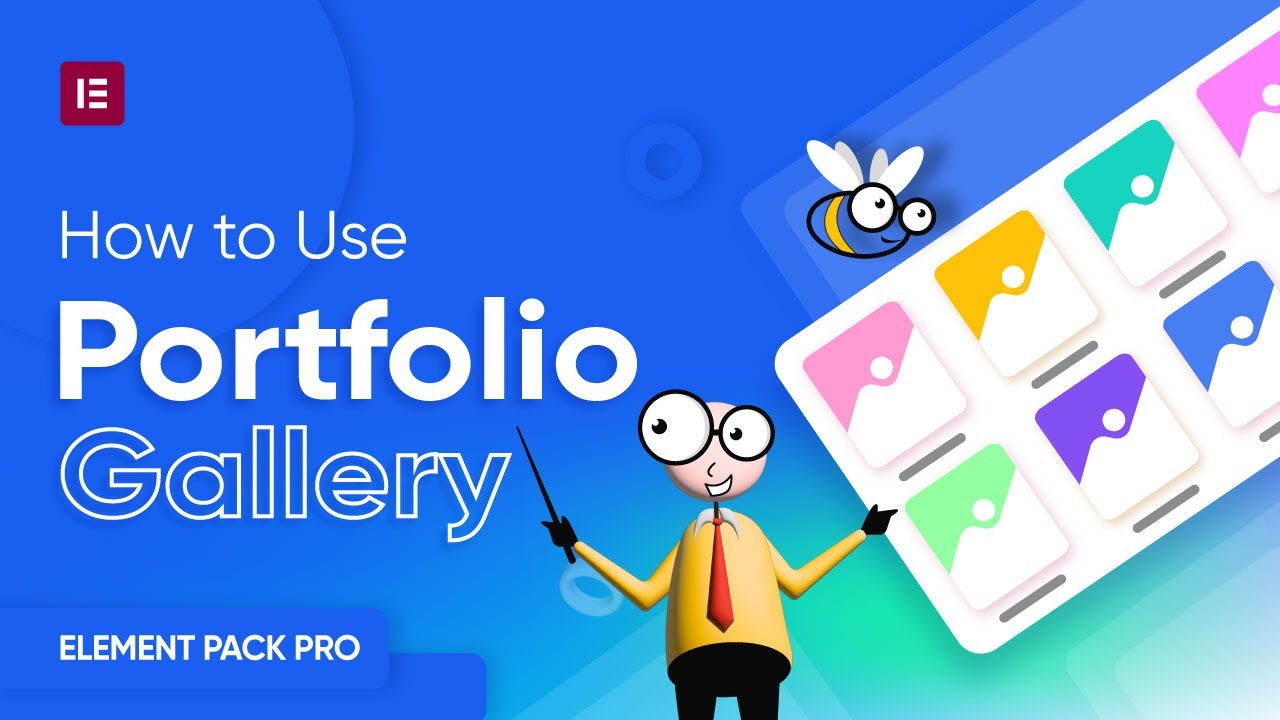 How to Use Portfolio Gallery Widget by Element Pack in Elementor by Element Pack