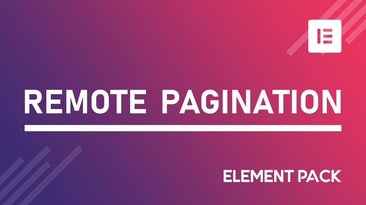 How to Use Remote Pagination Widget by Element Pack Pro in Elementor | Best Addon | BdThemes