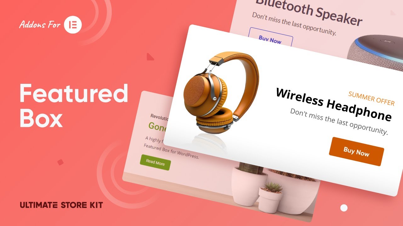 Create The Perfect Featured Box for Product Portfolio with Ultimate Store Kit in Elementor