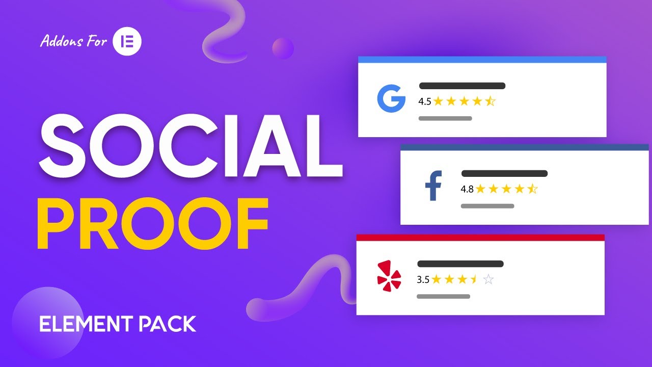 How to Use Social Proof Widget by Element Pack in Elementor