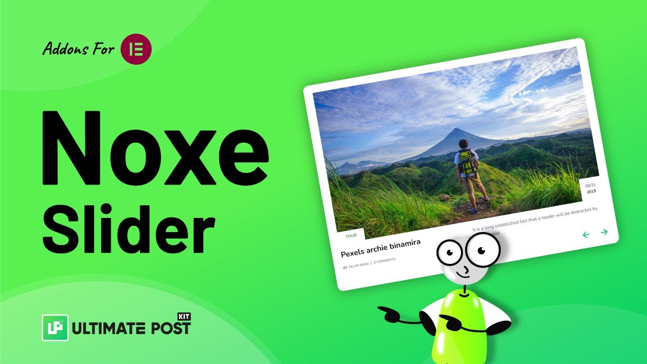How to Use Noxe Slider in Ultimate Post Kit in Elementor | BdThemes Tutorial