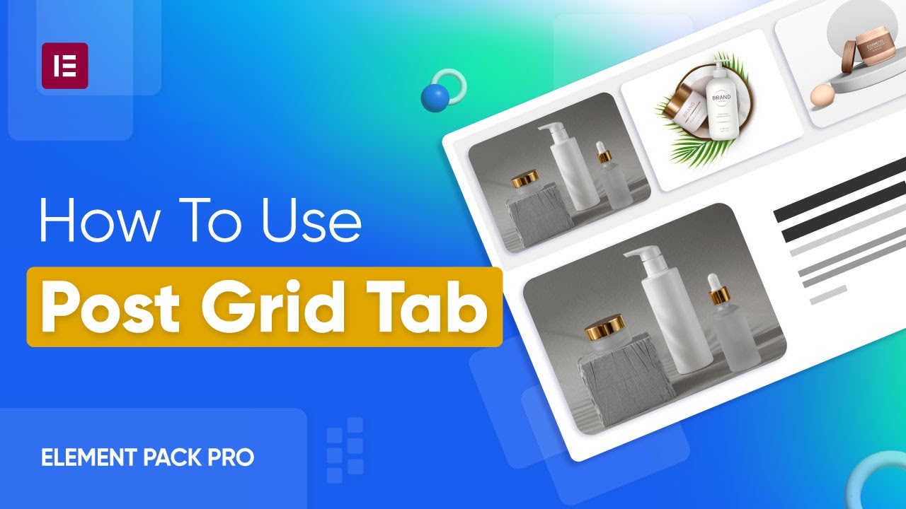 How to Use Post Grid Tab Widget in Elementor by Element Pack