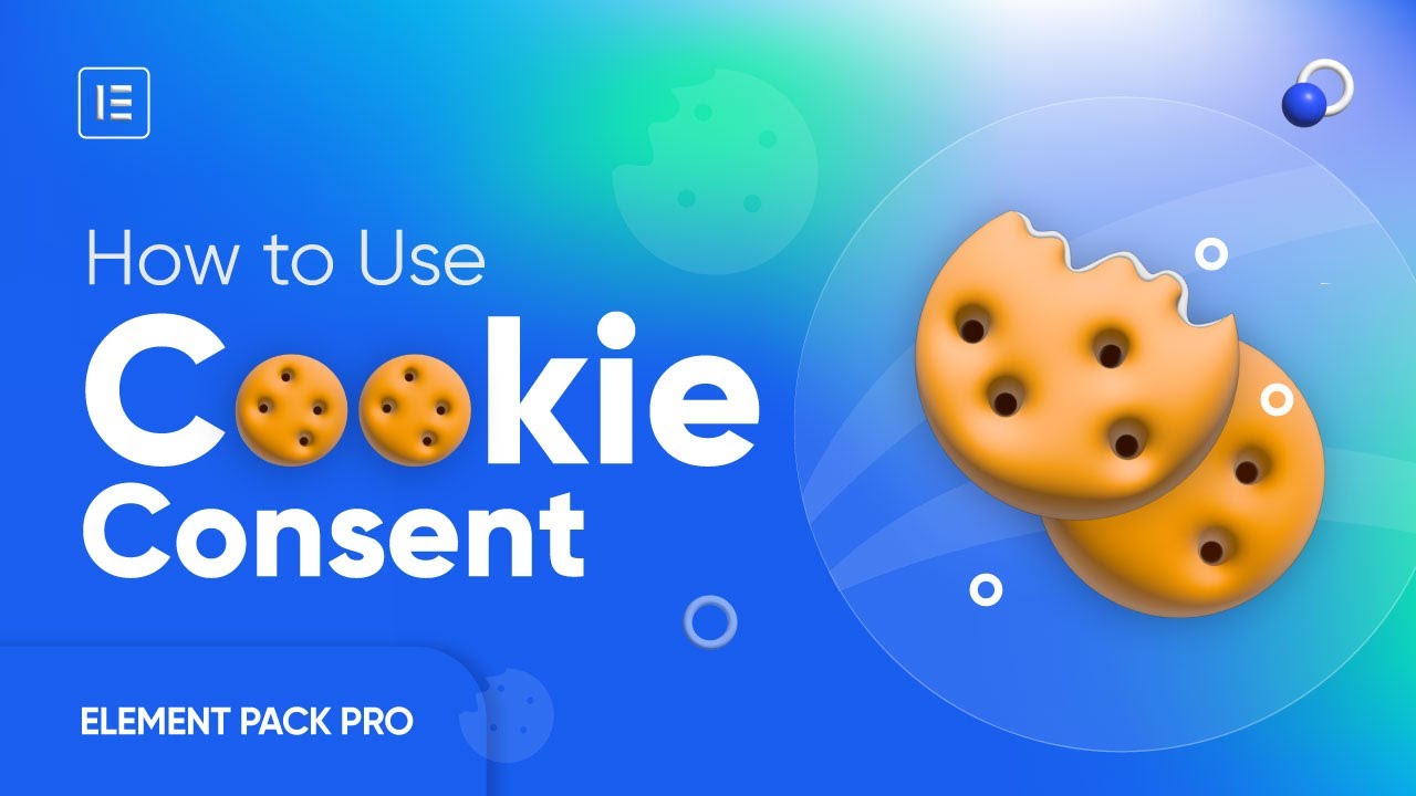 How to Use Cookie Consent Widget by Element Pack in Elementor