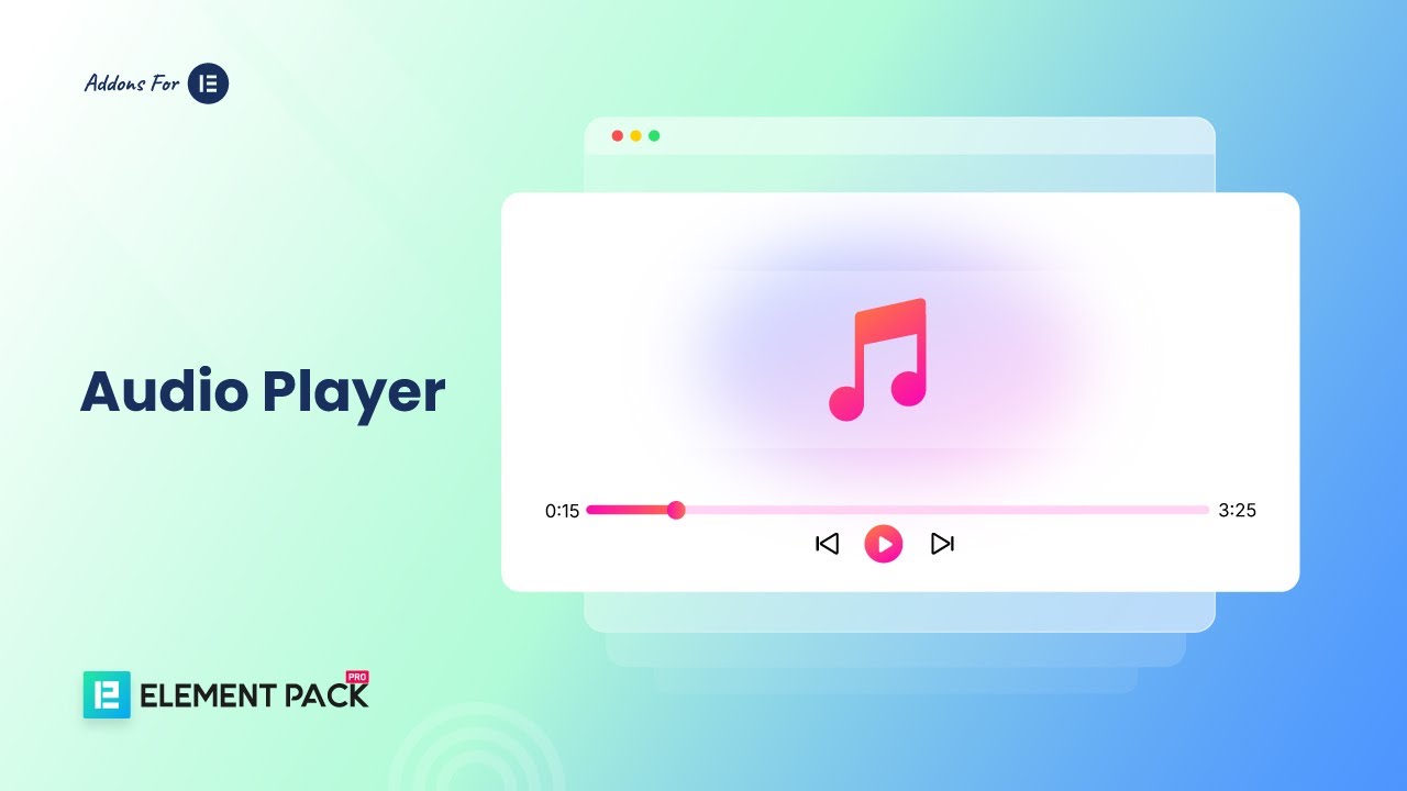 How to Use Audio Player Widget by Element Pack in Elementor