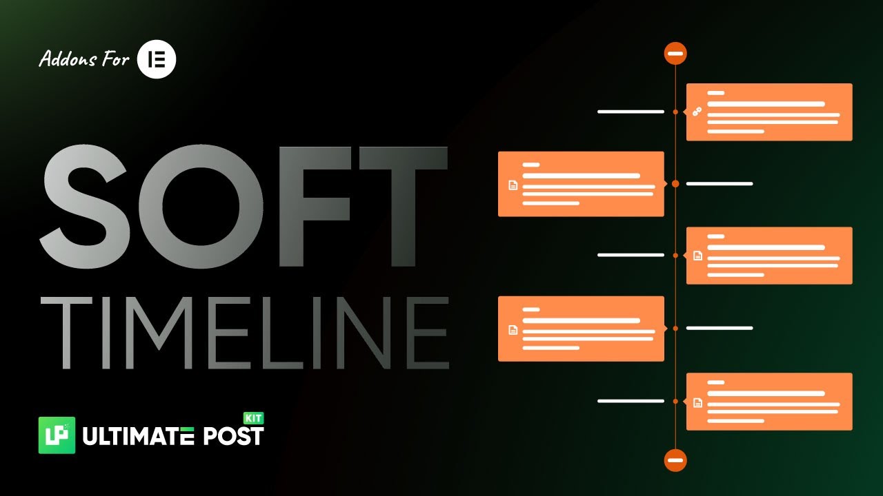 How to Use Soft Timeline Widget by Ultimate Post Kit in Elementor | BdThemes Tutorial