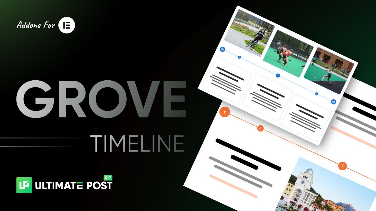 How to Use Grove Timeline Widget by Ultimate Post Kit in Elementor | BdThemes Tutorial