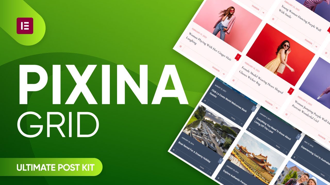 How to Use Pixina Grid Widget by Ultimate Post Kit in Elementor | BdThemes Tutorial