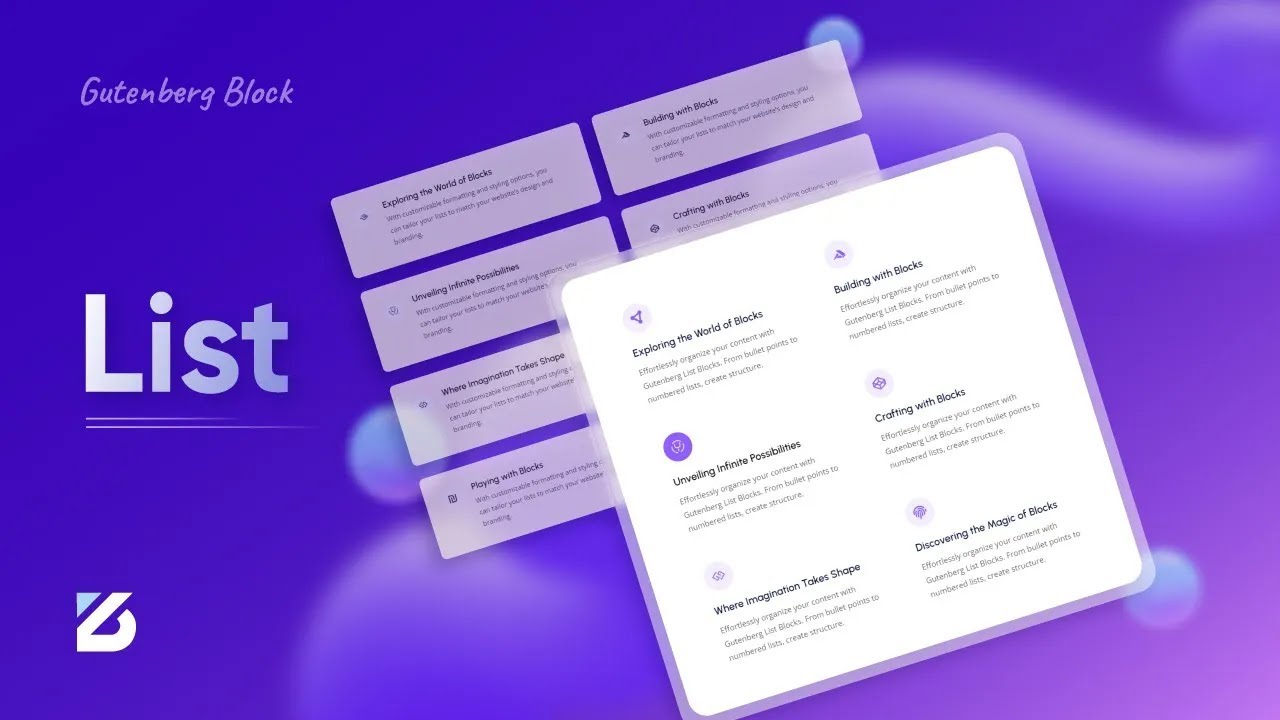 How To Use Gutenberg List Block | Best Gutenberg Plugin