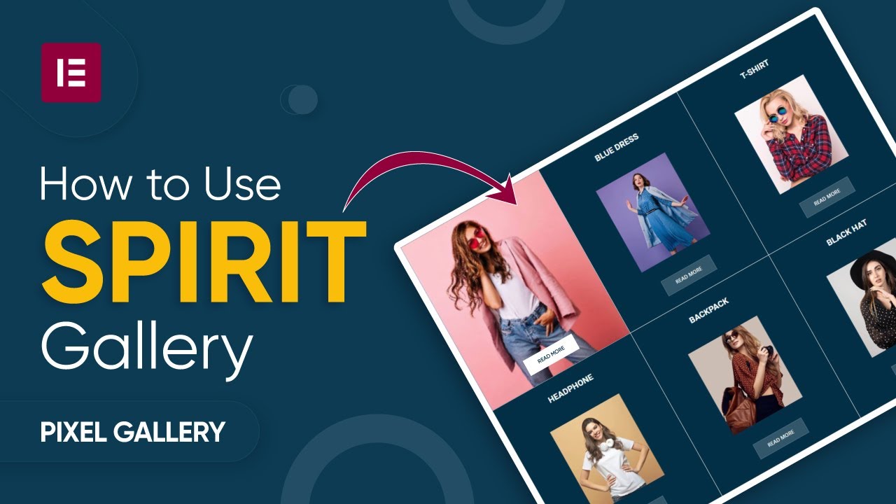 How To Use Spirit Gallery Widget | Pixel Gallery | Free Elementor Gallery Widget