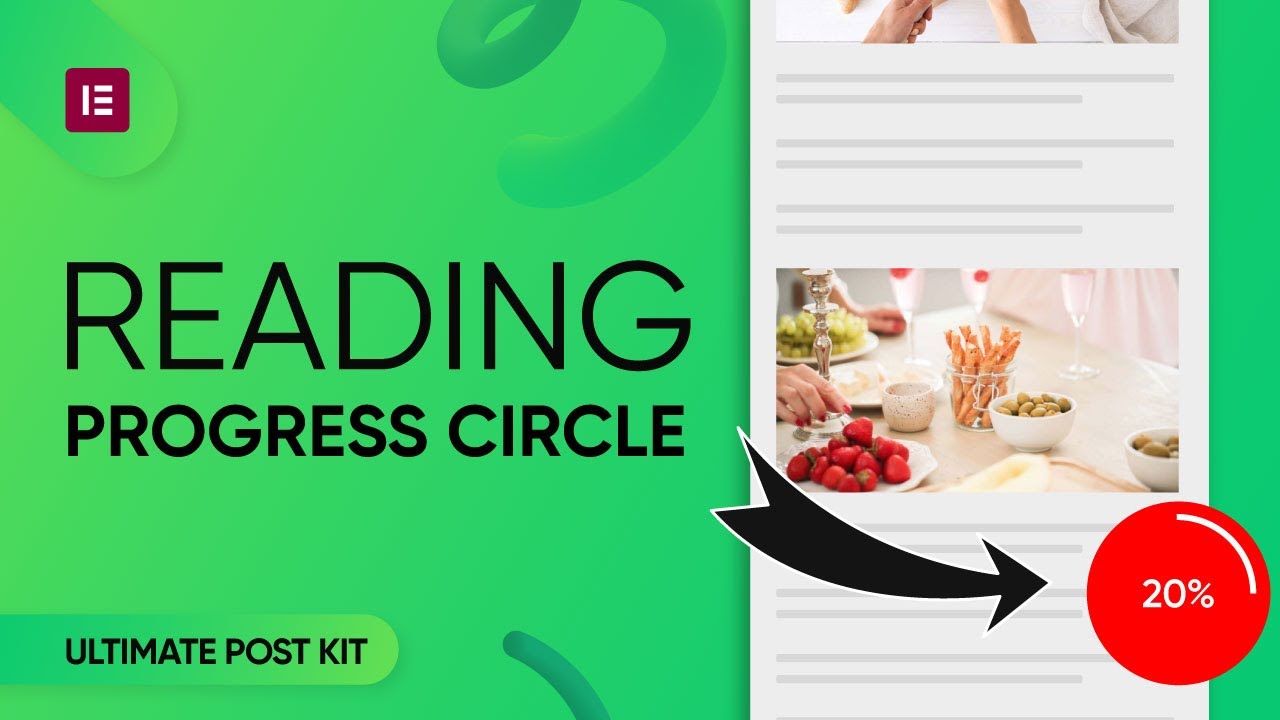How to Use Reading Progress Circle by Ultimate Post Kit in Elementor | BdThemes