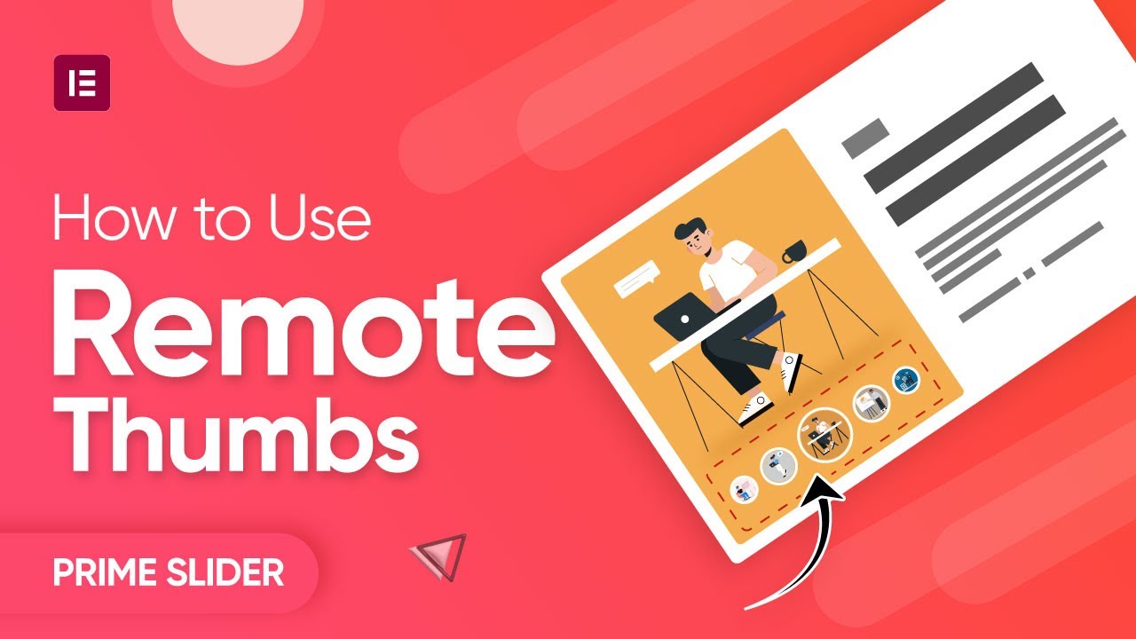 How To Use Remote Thumbs Pro By Prime Slider | Best Free Elementor Slider