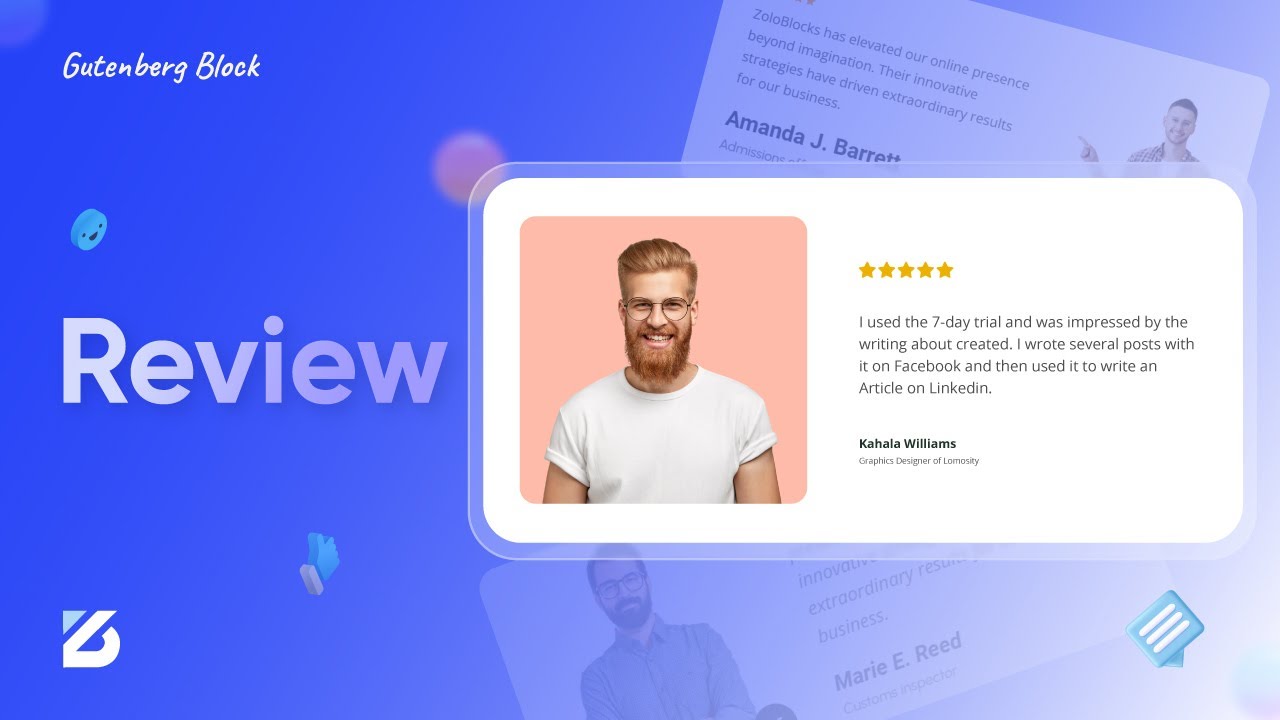 How To Use Review Block | Best Gutenberg Blocks | Zoloblocks