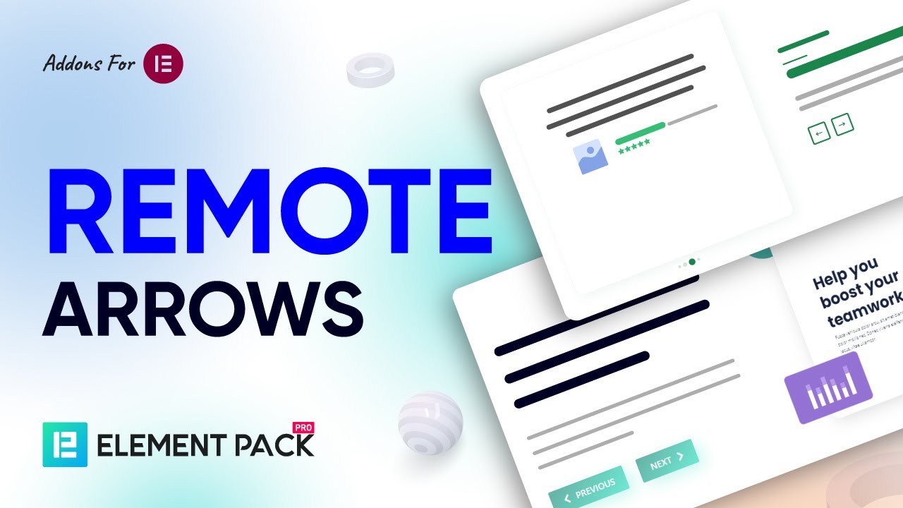How to Use Remote Arrows Widget by Element Pack Pro in Elementor | BdThemes | Element Pack Pro