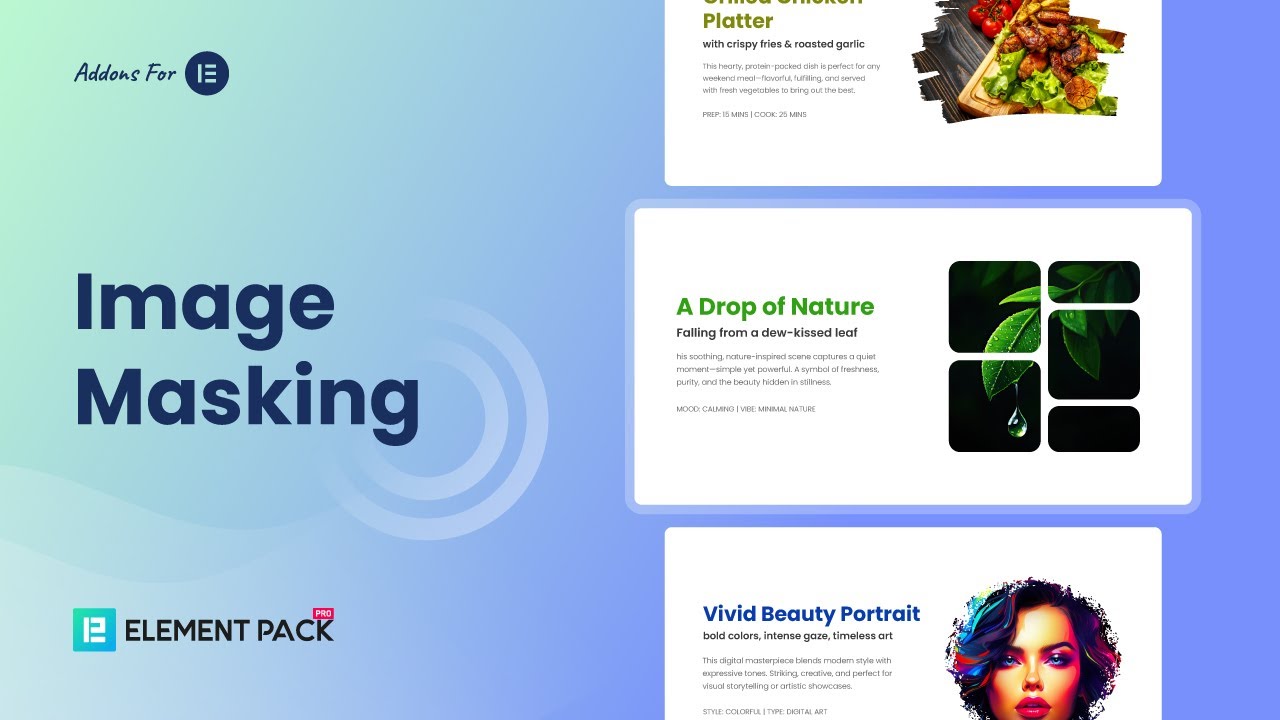 Transform Images with Image Masking by Element Pack Pro | Elementor for WordPress