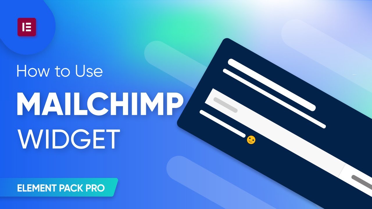 How to Use MailChimp Widget in Elementor by Element Pack