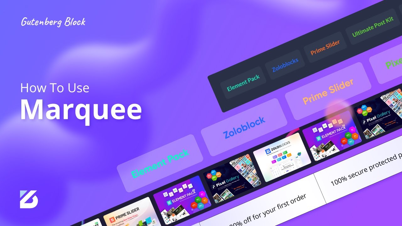 Master the Marquee Block in Gutenberg: Create Smooth Scrolling Content with ZoloBlocks