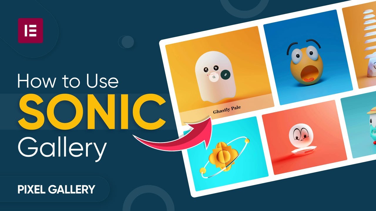 How to Use Sonic Gallery Widget by Pixel Gallery in Elementor