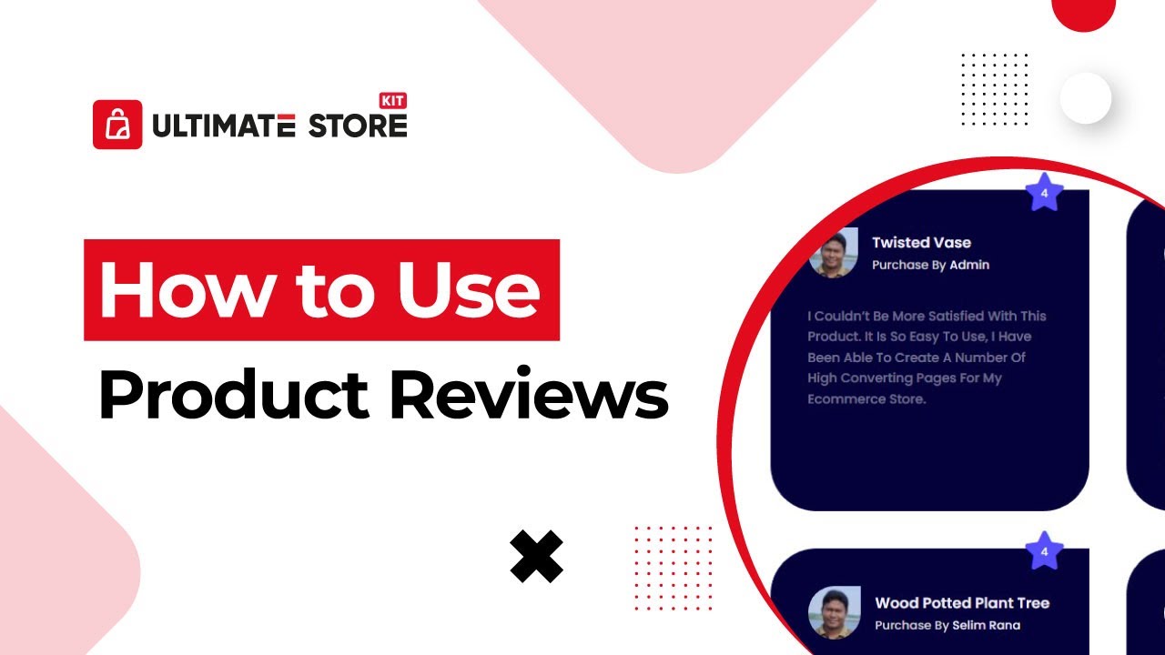 How to Use Product Reviews by Ultimate Store Kit in Elementor