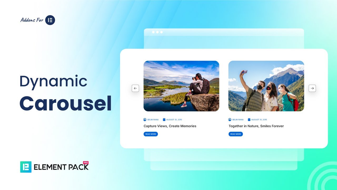 Dynamic Carousel by Element Pack Pro | Create Stunning WordPress Carousels