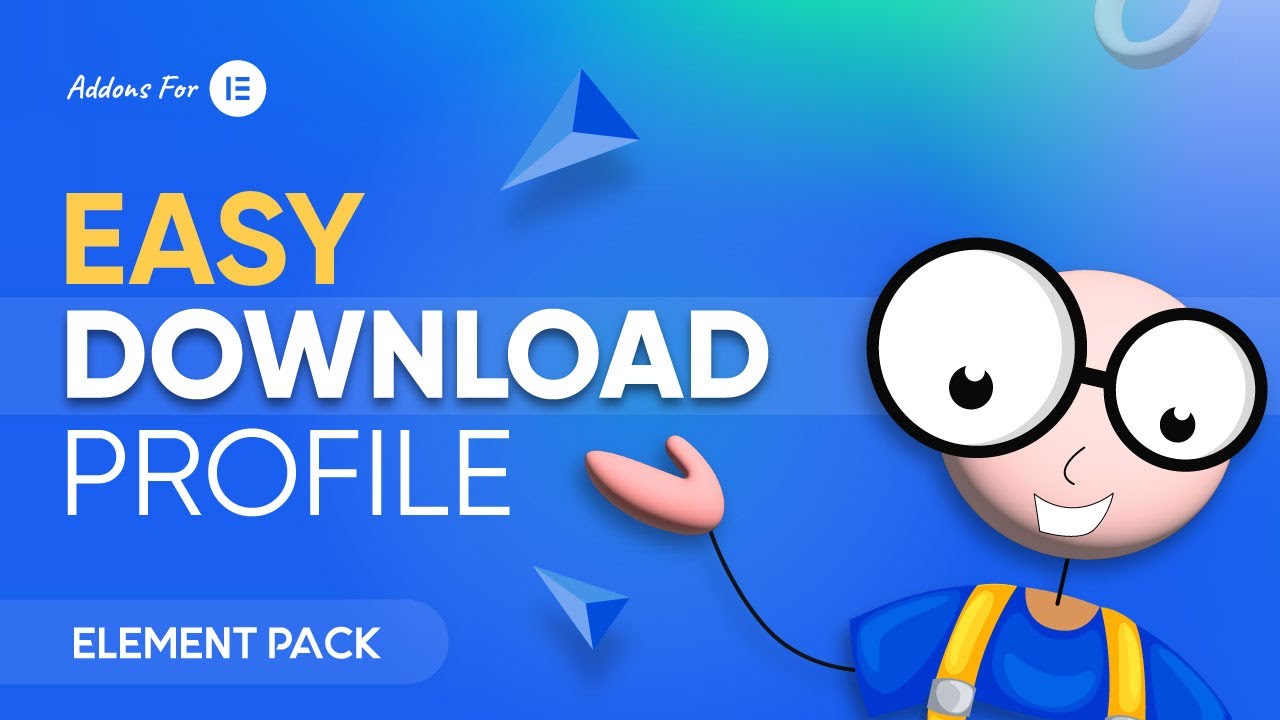 How to Use Easy Download Profile Widget by Element Pack in Elementor