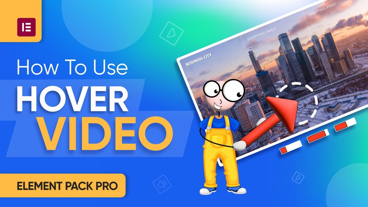 How to Use Hover Video Widget by Element Pack in Elementor | BdThemes