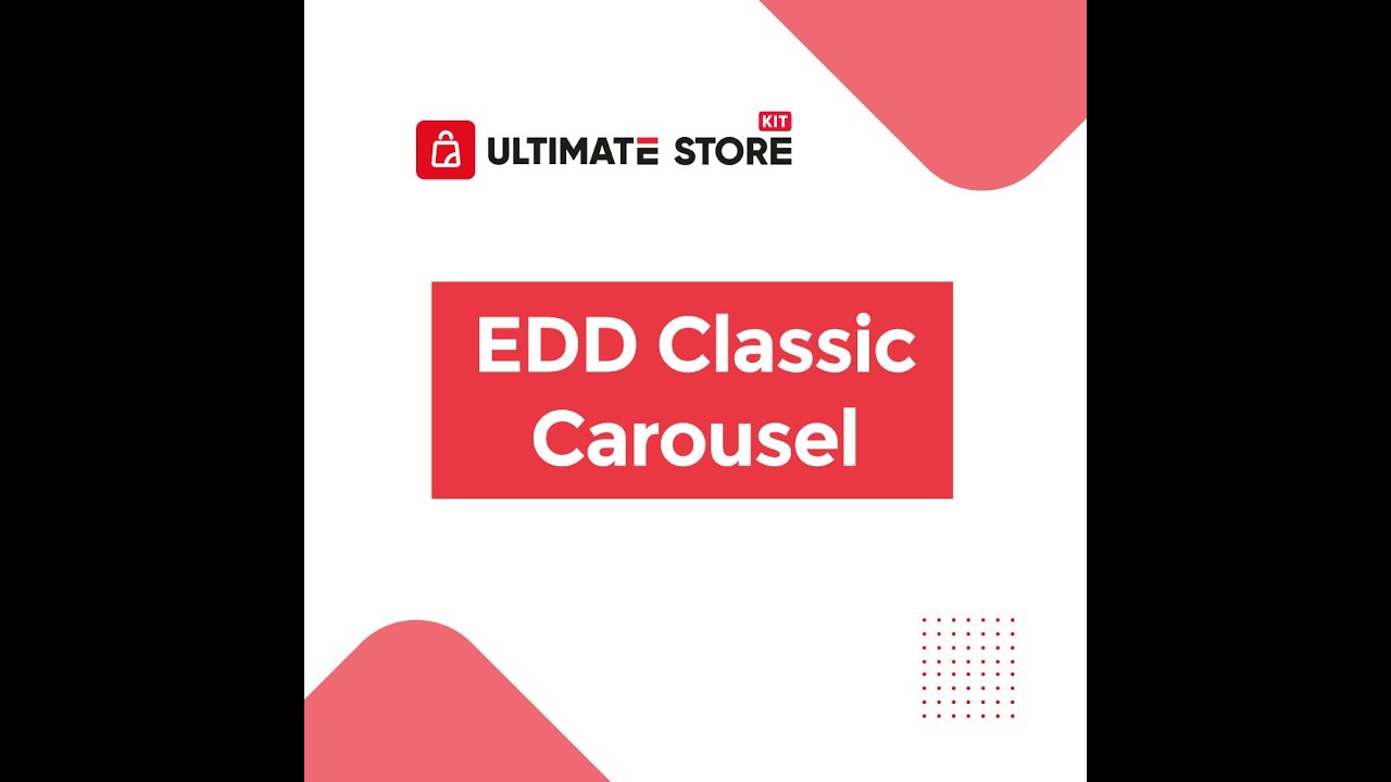 EDD Classic Carousel of Ultimate Store Kit | #shorts