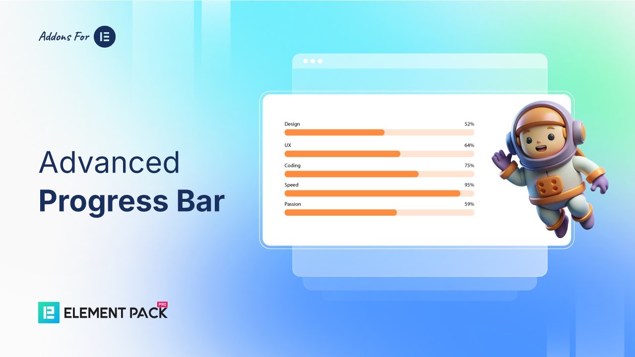 How to Use Advanced Progress Bar Widget by Element Pack in Elementor
