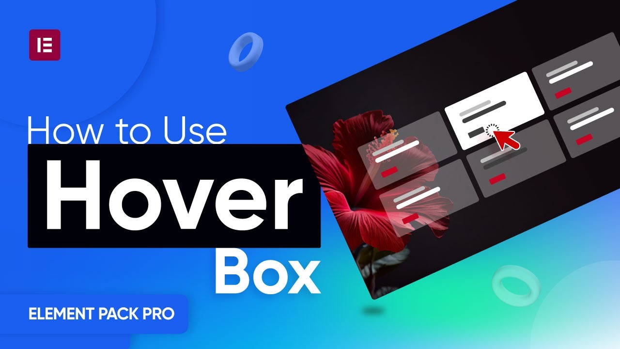 How to Use Hover Box Widget by Element Pack in Elementor