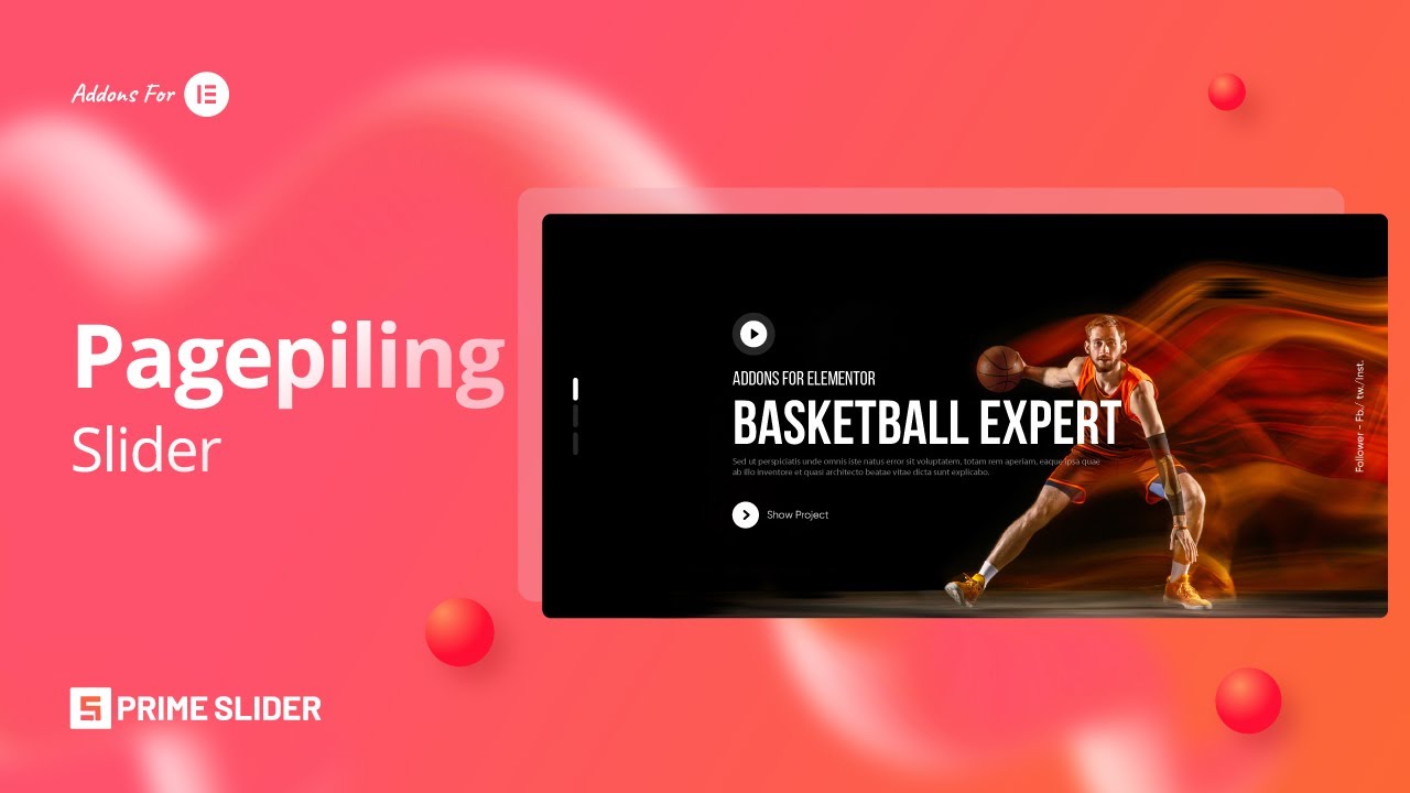 How to Use Prime Slider Pagepiling Widget in Elementor